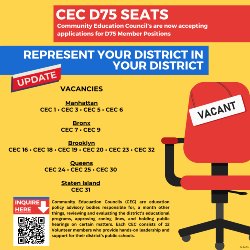 CEC D75 SEATS